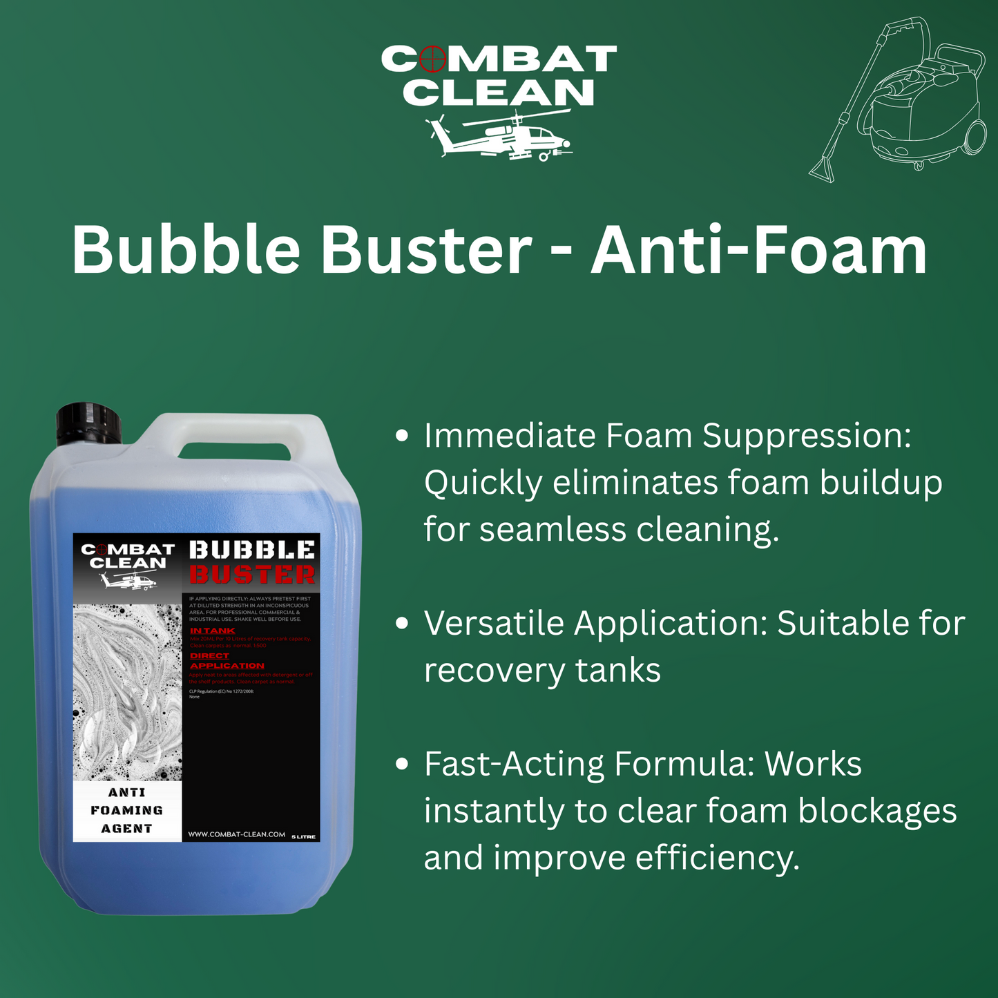 Bubble Buster Anti Foaming Agent