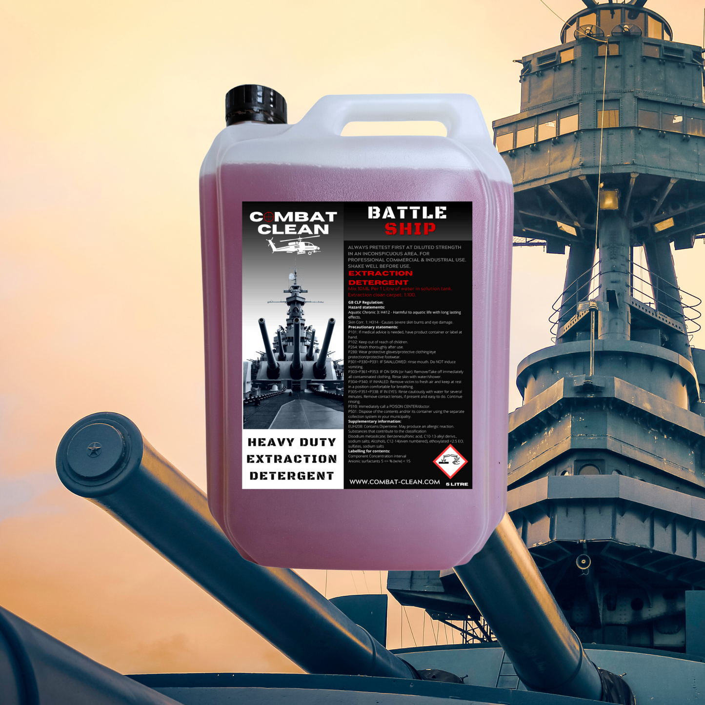 Battle Ship Heavy Duty Extraction Detergent